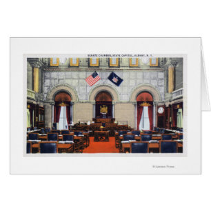 Interior View of State Capitol Senate Chamber