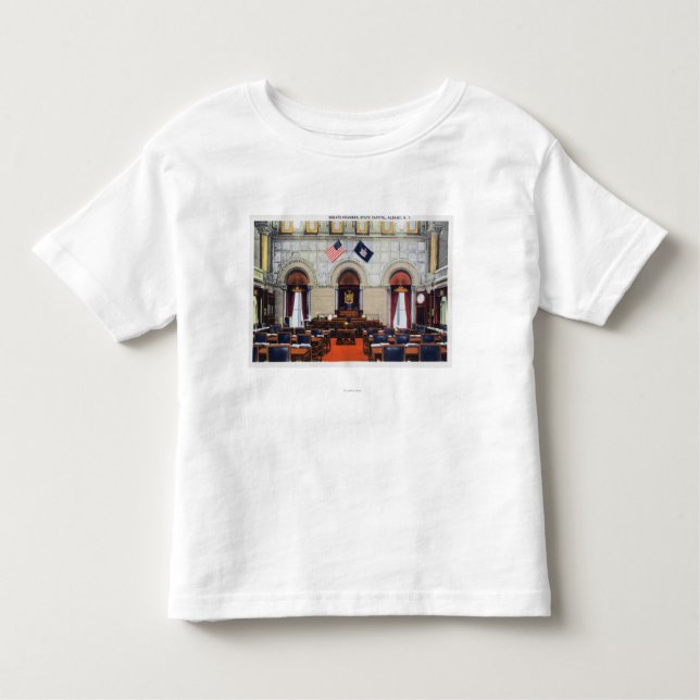 Interior View of State Capitol Senate Chamber Toddler T-Shirt (Front)