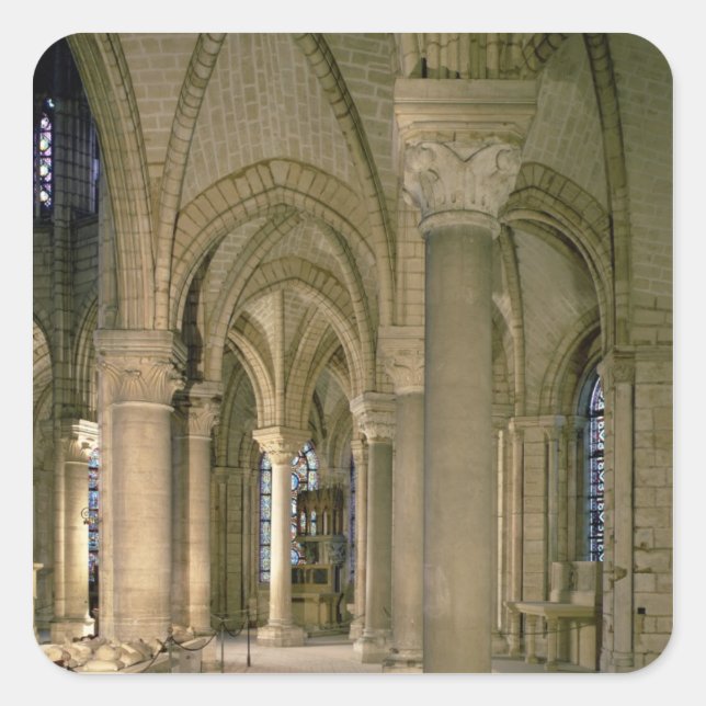 Interior view of the ambulatory (photo) square sticker (Front)