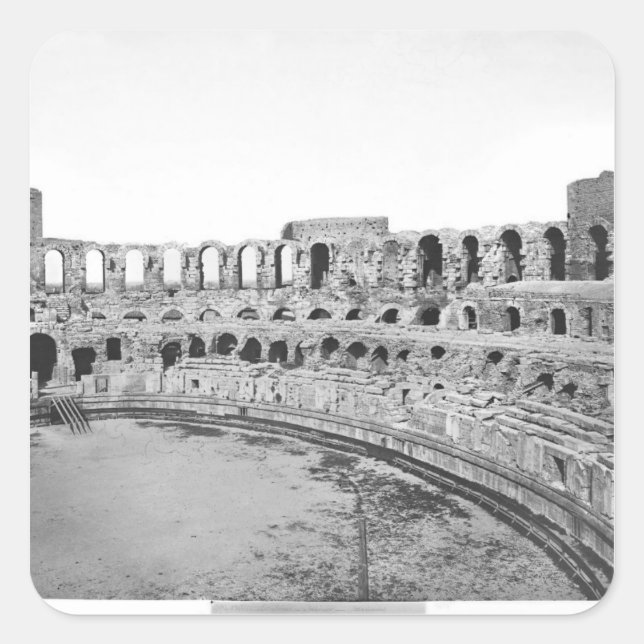 Interior view of the amphitheatre square sticker (Front)