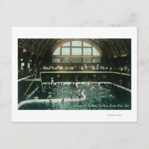 Interior View of the Bathing Pavilion Postcard