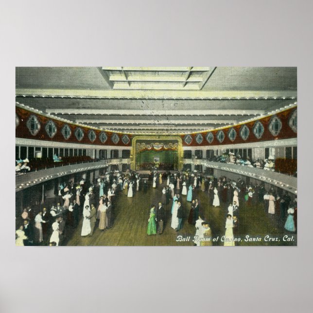 Interior View of the Casino Ball Room Poster (Front)
