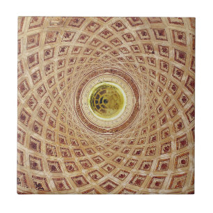 Interior view of the Cupola in the Chapel Ceramic Tile