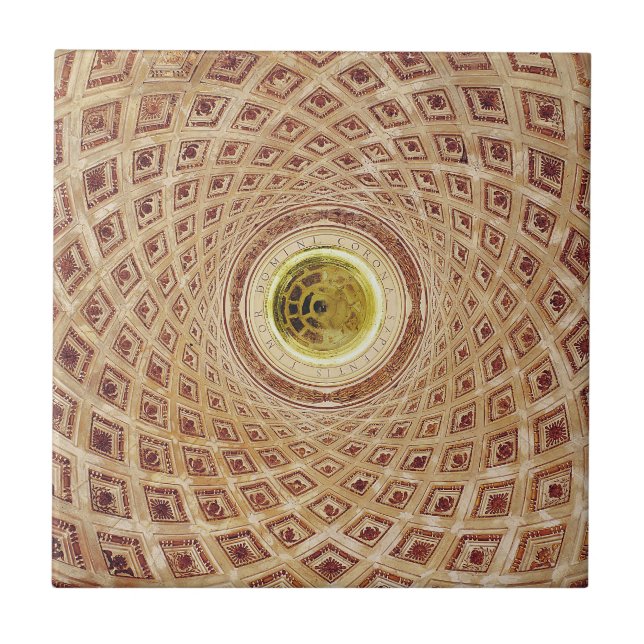 Interior view of the Cupola in the Chapel Ceramic Tile (Front)