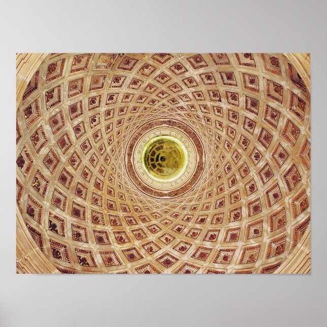 Interior view of the Cupola in the Chapel Poster (Front)