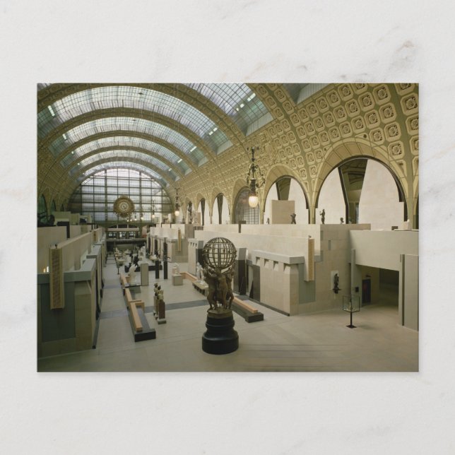 Interior View of the Main Entrance Postcard (Front)
