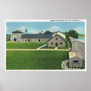 Interior View of Vestibule in Old French Poster