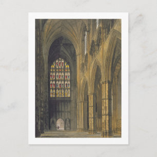 Interior View of Westminster Abbey Looking Towards Postcard