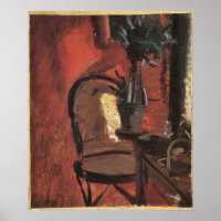 Interior with Chair and Plant by Anna Ancher