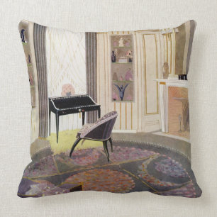 Interior with furniture designed by Ruhlmann, from Cushion