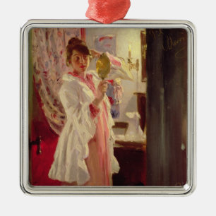 Interior with the Artist's Wife, 1889 Metal Ornament
