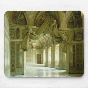 Interior with view of sculpted angels mouse pad