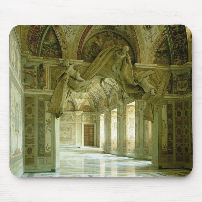 Interior with view of sculpted angels mouse pad (Front)