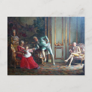 Interiors from Christian VII's Hof - Kristian Zahr Postcard