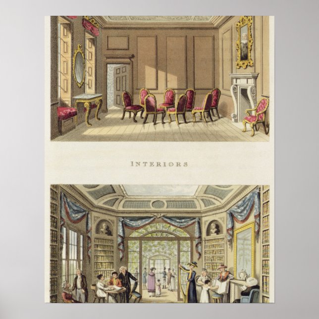 Interiors: The Old Cedar Parlour and The Modern Li Poster (Front)