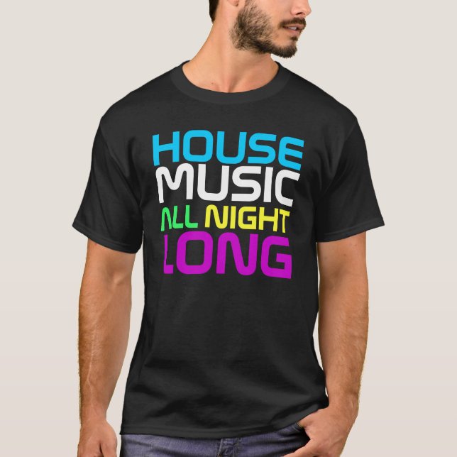 Interknit Couture - House Music All Night Long T-Shirt (Front)