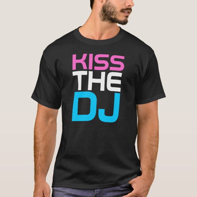 InterKnit Couture -KISS THE DJ T-shirt (Front)