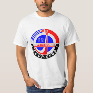 INTERKOSMOS Интеркосмос 1980s Soviet Space Program T-Shirt