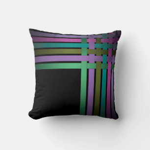 Interlacing ribbons cushion