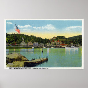 Interlaken Park View of the Weirs Poster