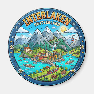 Interlaken Switzerland Magnet