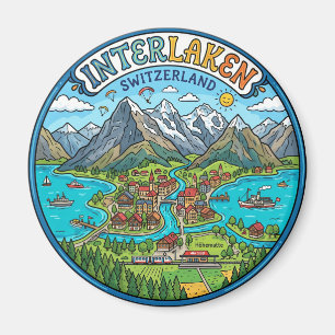 Interlaken, Switzerland Switzerland Magnet
