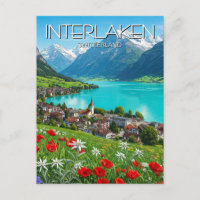 Interlaken Switzerland Travel Springtime