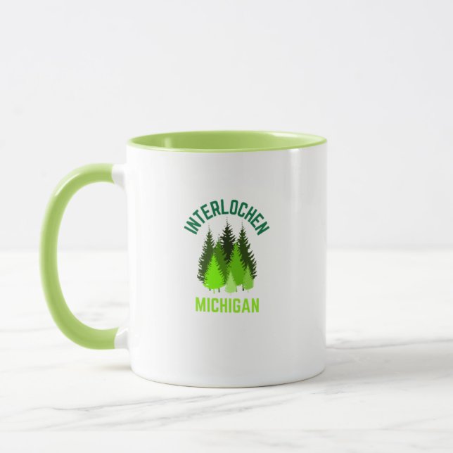 Interlochen Michigan Hometown Coffee Mug (Left)
