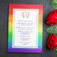 Interlocked Venus Symbols | Lesbian Wedding