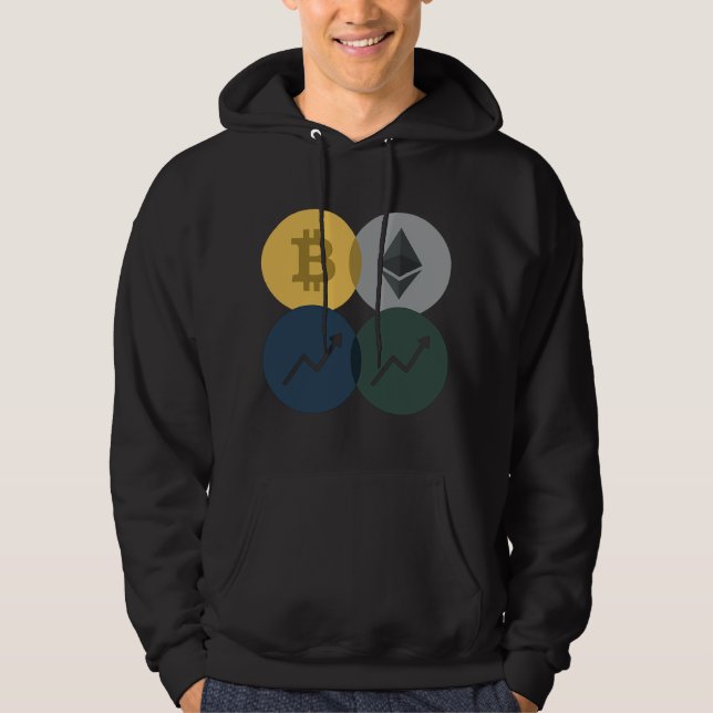 Interlocking Crypto Circles Trader Hoodie (Front)