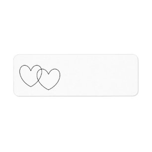 "Interlocking Hearts" Labels