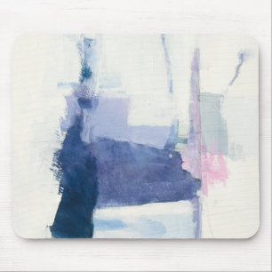 Interlude Abstract In Blue Mouse Pad