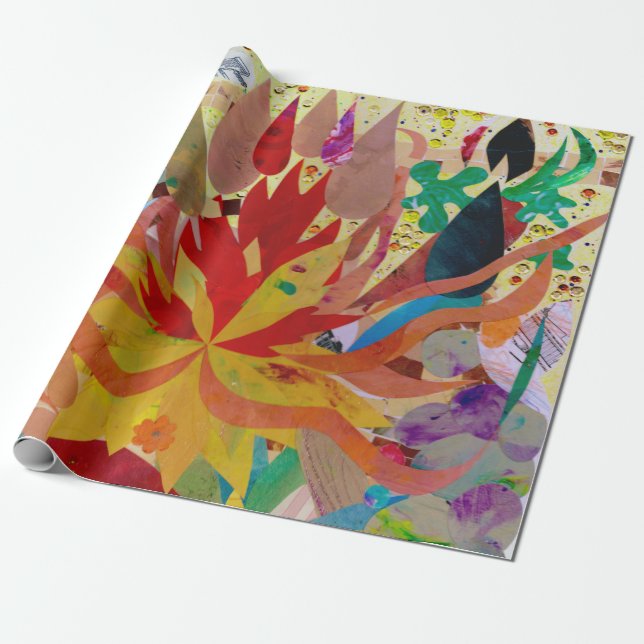Internal Flame - Matte Wrapping Paper, 30" x 6' Wrapping Paper (Unrolled)