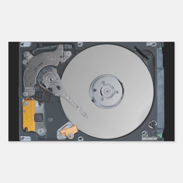 Internal Hard Drive Rectangular Sticker (Front)