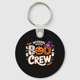 Internal Medicine Boo Crew Halloween Doctors Funny Key Ring