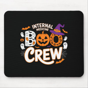 Internal Medicine Boo Crew Halloween Doctors Funny Mouse Pad