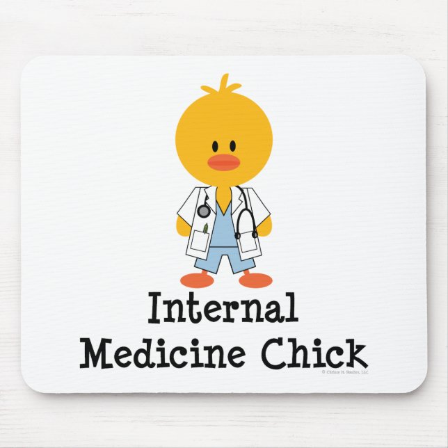 Internal Medicine Chick Mousepad (Front)