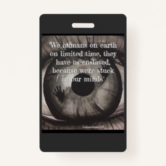 Internal Prison ID Badge