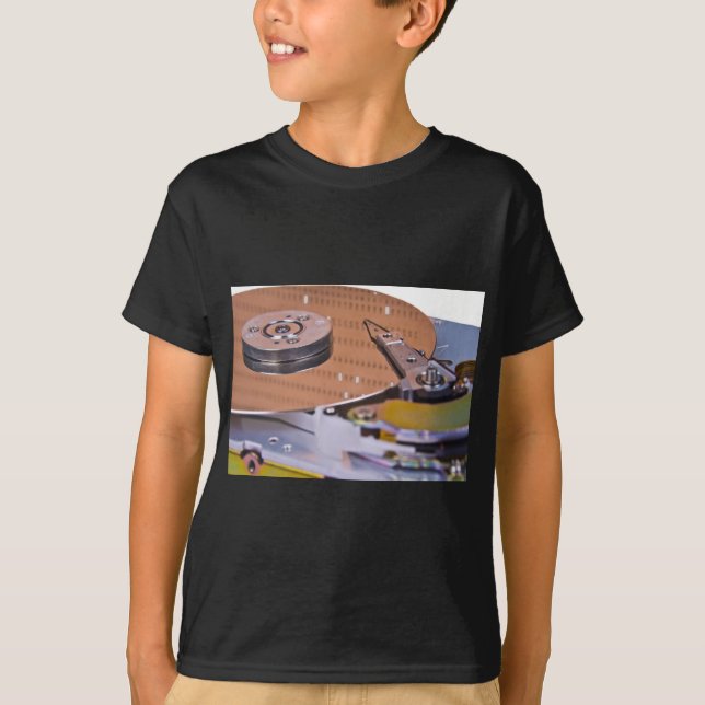 Internals of a hard disc drive T-Shirt (Front)
