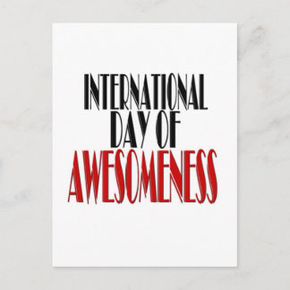 Internatioal Day of Awesomeness Postcard