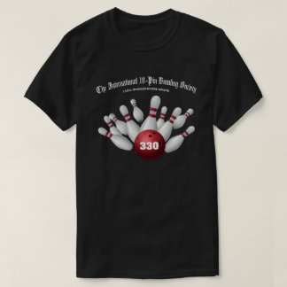 International 10-Pin Bowling Society 330 Game T-Shirt