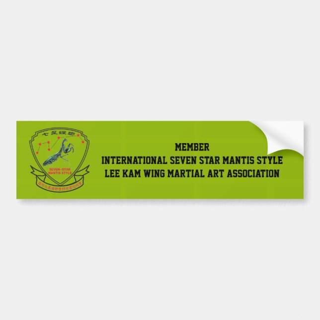 International Association BUMPER Sticker (Front)