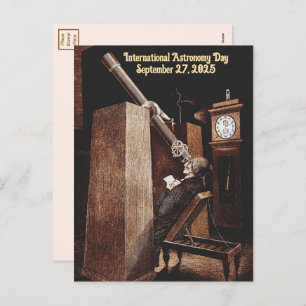 International Astronomy Day  Holiday Postcard
