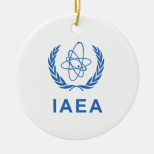 International Atomic Energy Agency flag Ceramic Ornament