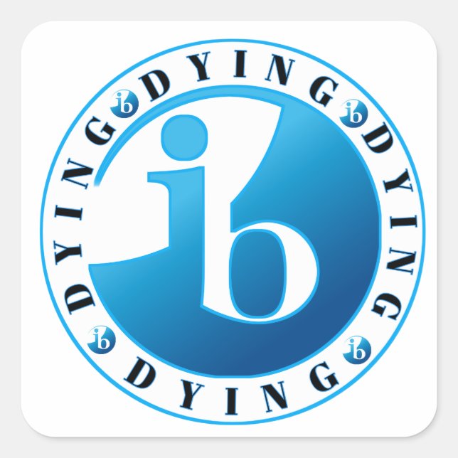 International Baccalaureate Square Sticker (Front)