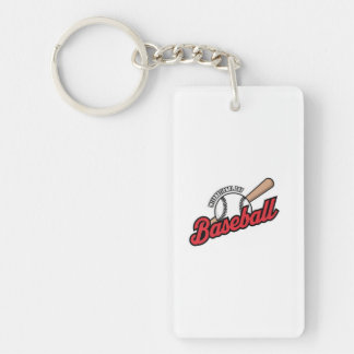 International Baseball Day Logo Key Ring