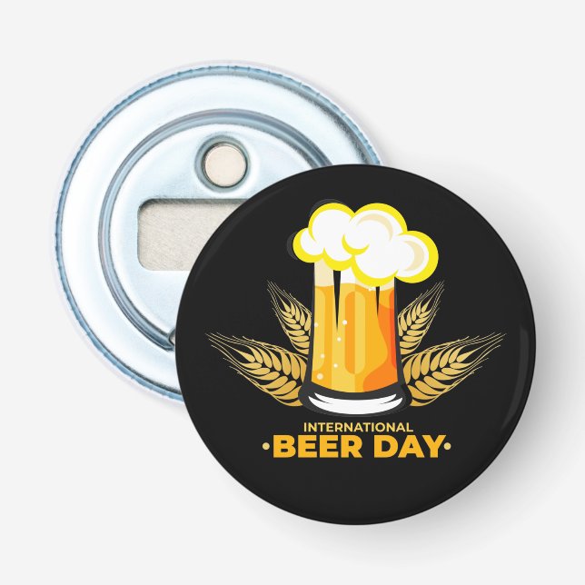 International Beer Day   Bottle Opener (Front)