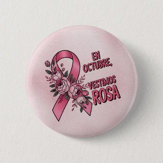 International Breast Cancer Day 6 Cm Round Badge