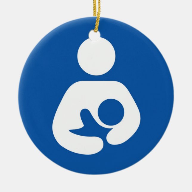 International Breastfeeding Awareness Ornament (Front)