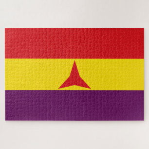 International Brigades Flag (Spanish Civil War) Jigsaw Puzzle
